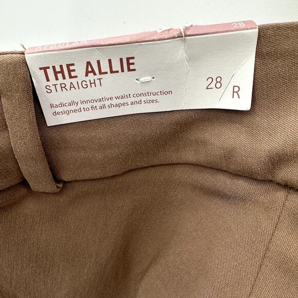 LANE BRYANT NWT Allie Sexy Stretch Straight Leg Pant in Khaki // 28R - Picture 5 of 13